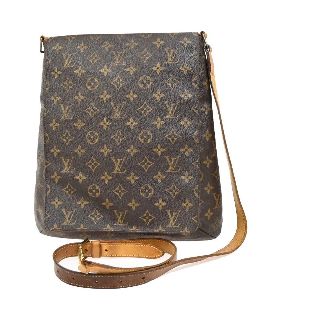 Louis Vuitton Musette Shoulder Bag Monogram Leather Brown France M51256 66fb896